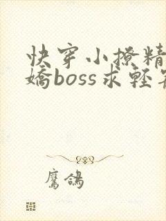 快穿小撩精:病娇boss求轻宠免费全文阅读