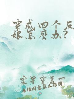 穿成四个反派的娘怎么办?