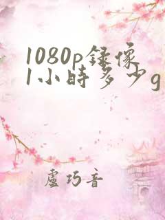 1080p录像1小时多少g