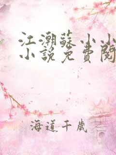 江潮苏小小穿越小说免费阅读全文