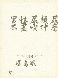 男性尿频尿痛尿不尽吃什么药