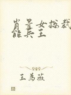 肖晨女总裁的全能兵王