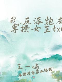 我,反派炮灰,专撩女主txt全本下载