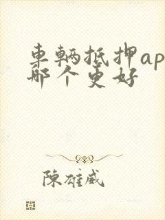 车辆抵押app哪个更好