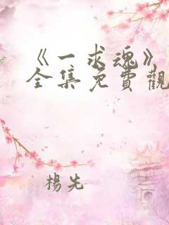 《一求魂》动漫全集免费观看