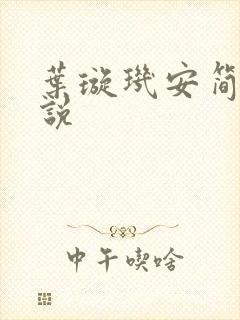 叶璇玑安简阳小说