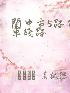 阆中市5路公交车线路