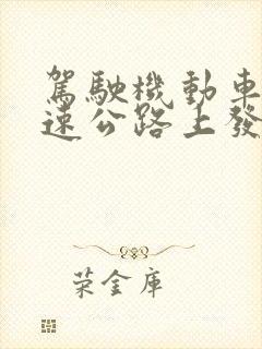 驾驶机动车在高速公路上发生故障需要停车