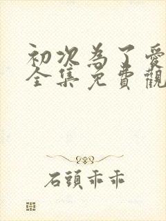 初次为了爱韩剧全集免费观看下载