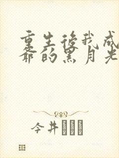 重生后我成了王爷的黑月光