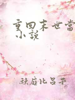 重回末世当大佬 小说