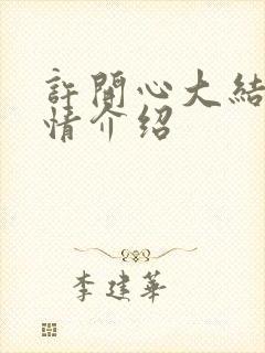 许开心大结局剧情介绍