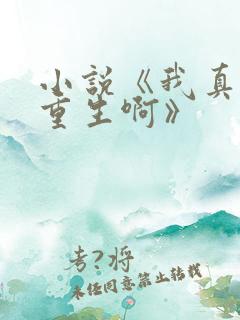 小说《我真没想重生啊》