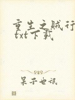 重生之贼行天下 txt下载