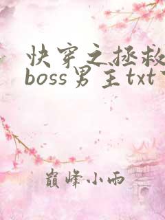 快穿之拯救黑化boss男主txt下载