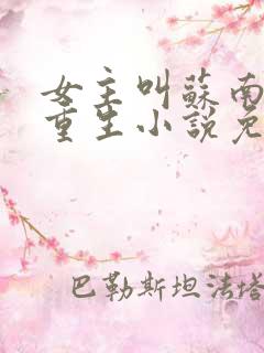 女主叫苏南清的重生小说免费阅读