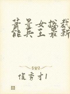 萧晨女总裁的全能兵王最新章节