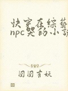 快穿在综艺上被npc哭的小说免费阅读