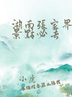 湖南张家界哪些景点必去