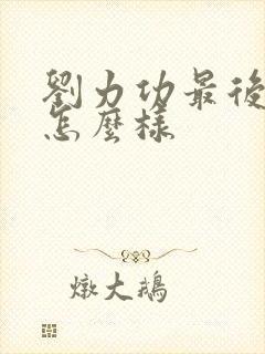 刘力功最后结局怎么样