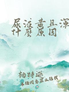 尿液黄且浑浊是什么原因