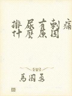 排尿有刺痛感是什么原因