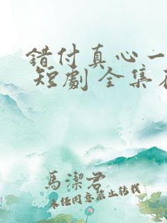 错付真心一场空 短剧 全集在线