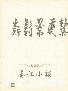 火影忍者动漫更新到第几集了