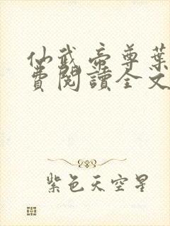 仙武帝尊叶辰免费阅读全文