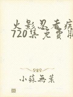 火影忍者疾风传720集免费版在线观看