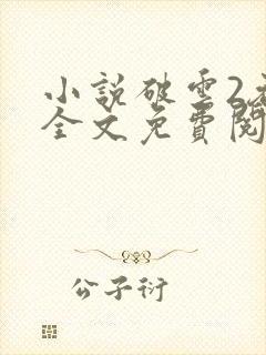 小说破云2吞海全文免费阅读