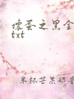 坏蛋之黑金帝国txt