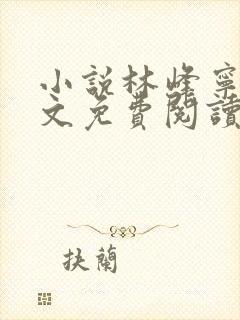 小说林峰宁欣全文免费阅读下载