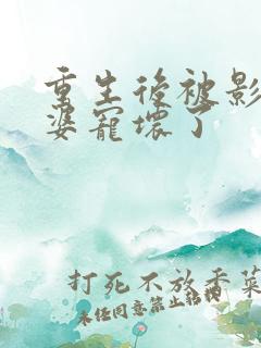 重生后被影后老婆宠坏了