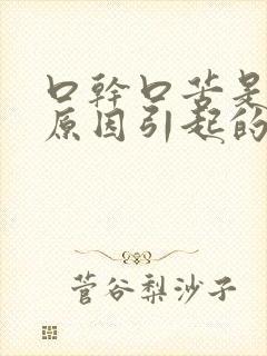 口干口苦是什么原因引起的怎么调理