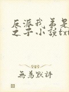 反派我弟是天选之子小说txt