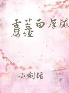 舌苔白厚腻像豆腐渣