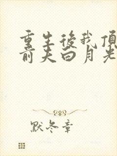 重生后我顶替了前夫白月光在线听电子书