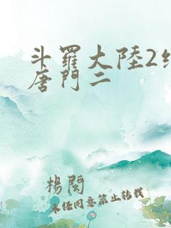 斗罗大陆2绝世唐门二