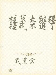 校草太难啃重生后我不追了段靳珩全文阅读