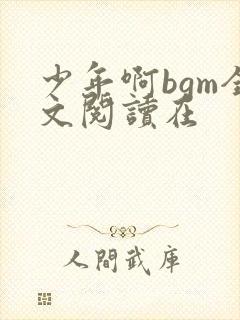 少年啊bgm全文阅读在