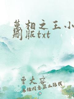 万相之王小说未删版txt