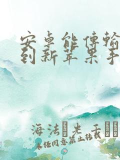 安卓能传输数据到新苹果手机吗