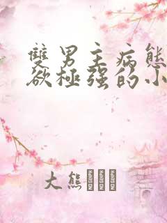 双男主病态占有欲极强的小说