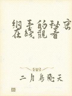 纲手的秘密免费在线观看