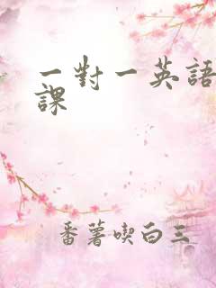 一对一英语外教课