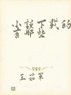 小说下载的网站有哪些