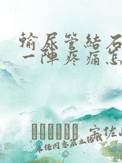 输尿管结石一阵一阵疼痛怎么办