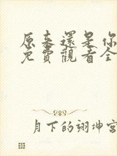 原来还是你短剧免费观看全集