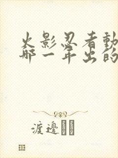 火影忍者动漫是哪一年出的